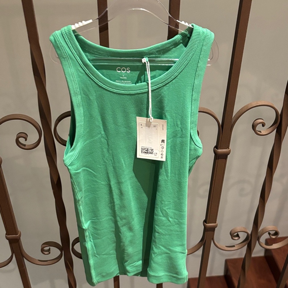 COS Vibrant Green Tank Top